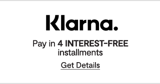 Klarna. Pay in 4 interest-free installments. Get Details